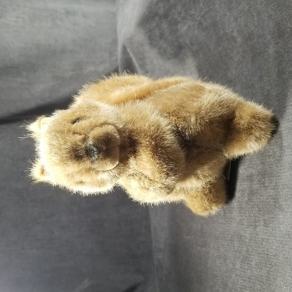 Vintage Gund Nutsy Squirrel Tan Brown Plush Stuffed Animal VG 8" 1986